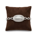 Pulsera Oliva metal cadena