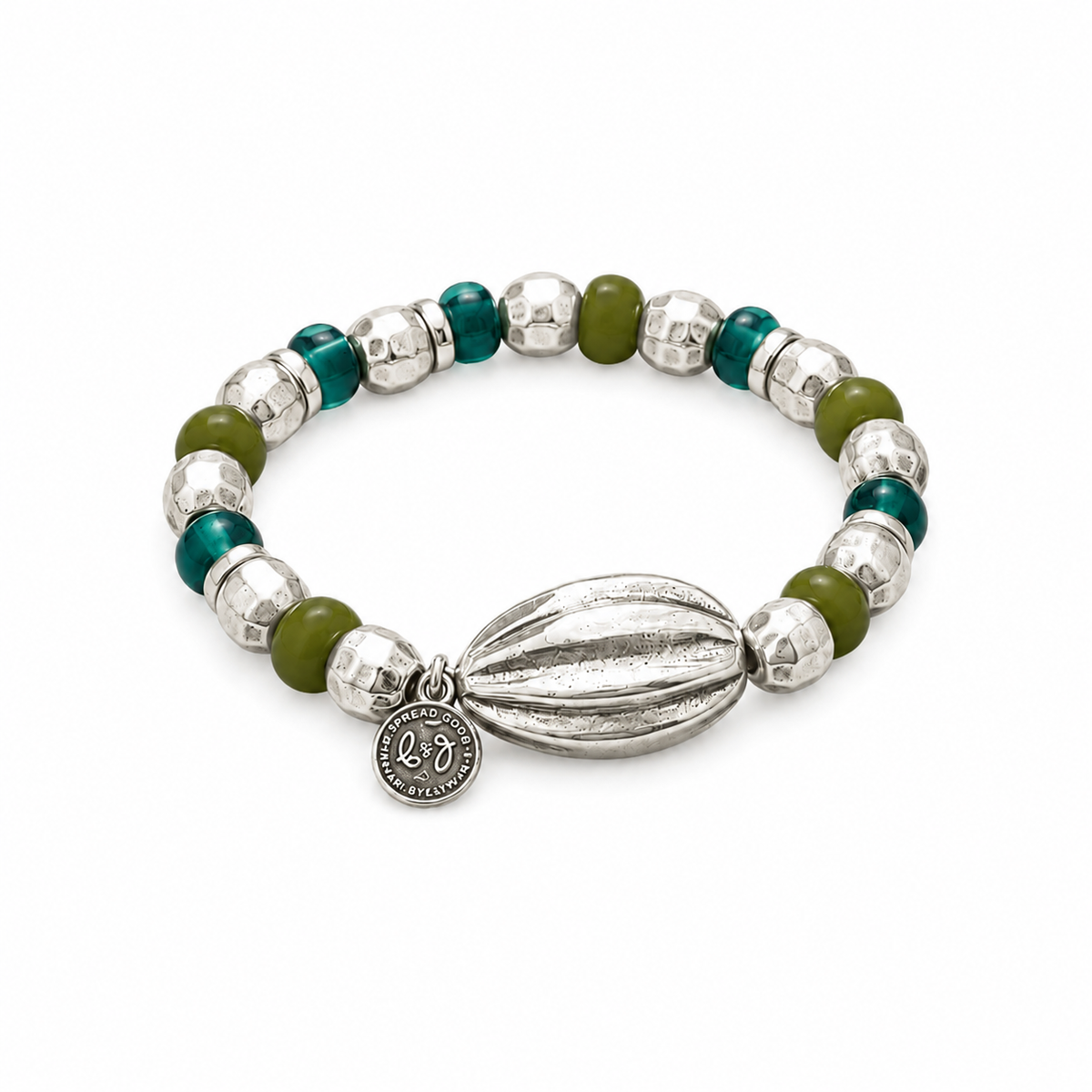 Pulsera Oliva elastica y resina