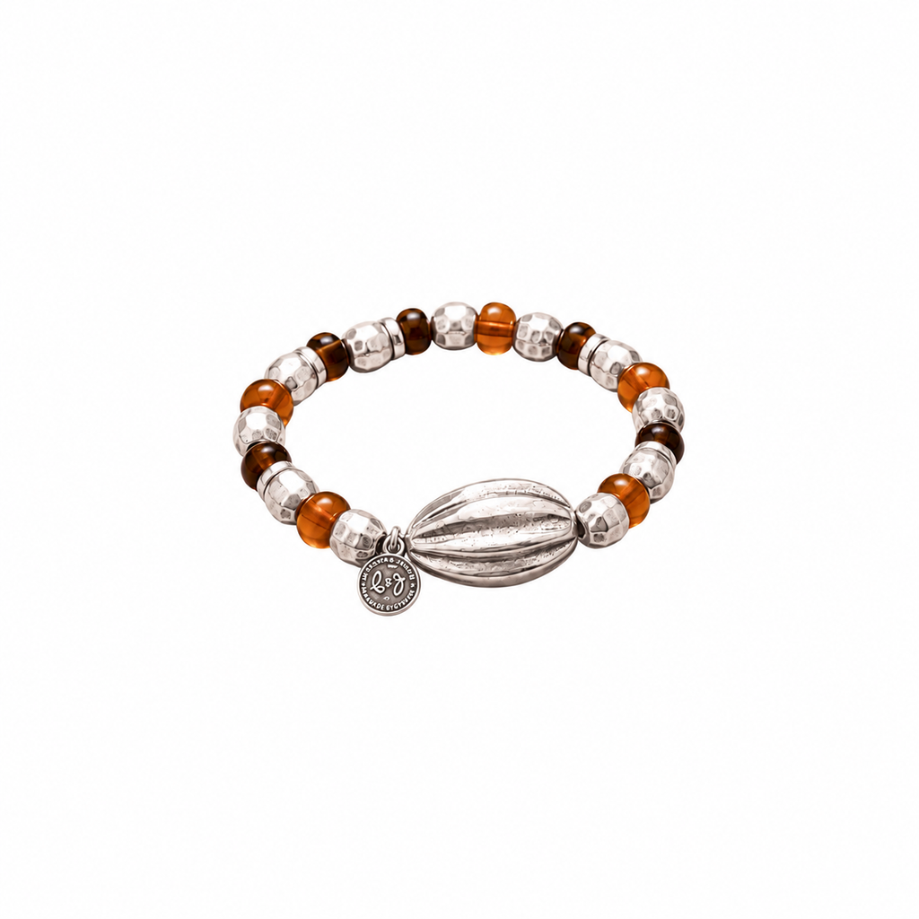 Pulsera Oliva elastica y resina