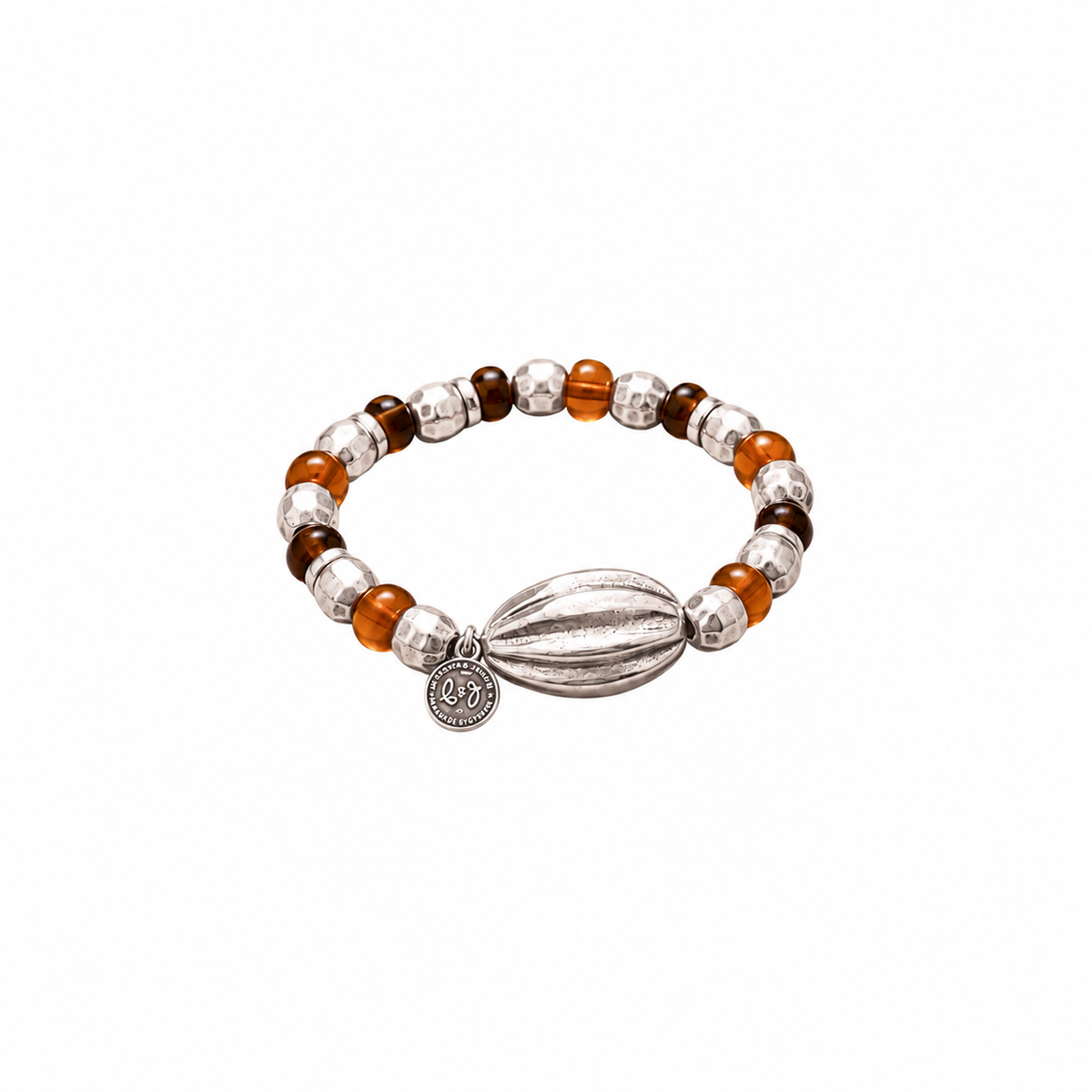 Pulsera Oliva elastica y resina