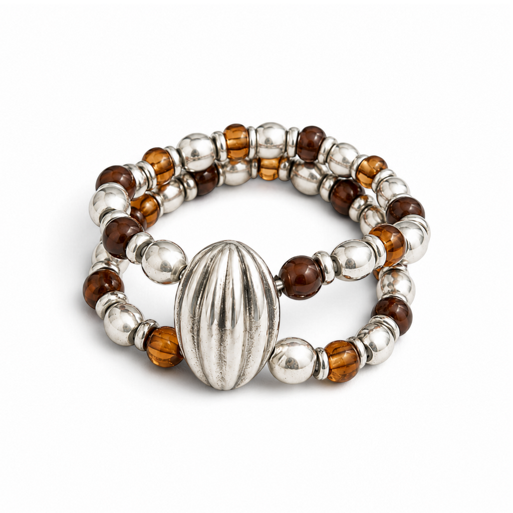 Pulsera Oliva doble elastica