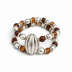 Pulsera Oliva doble elastica