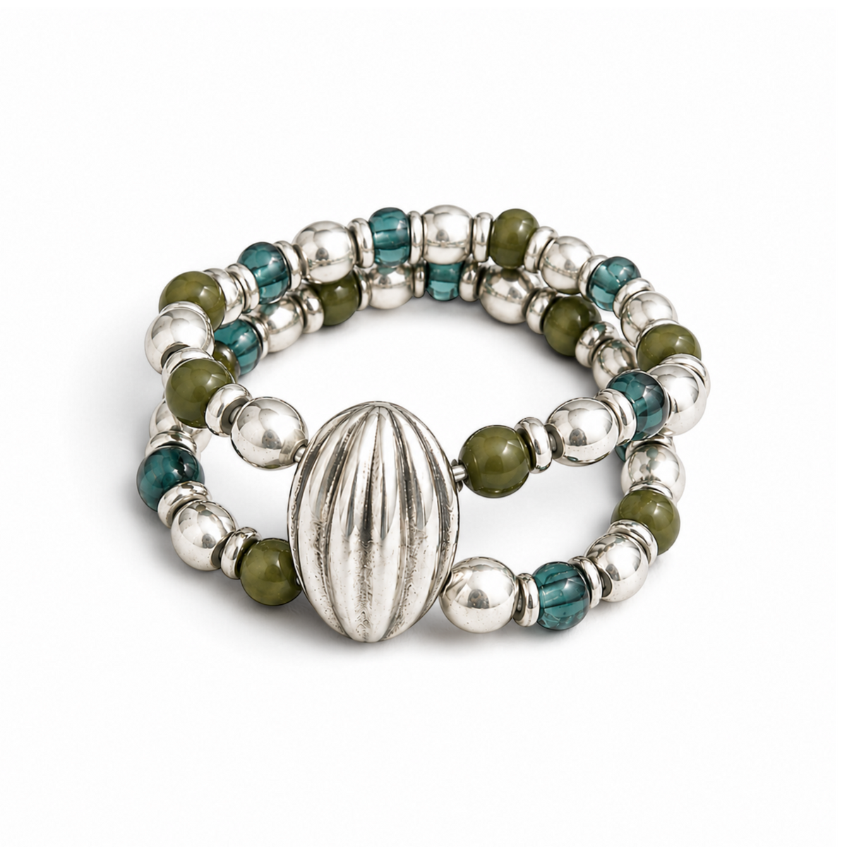 Pulsera Oliva doble elastica