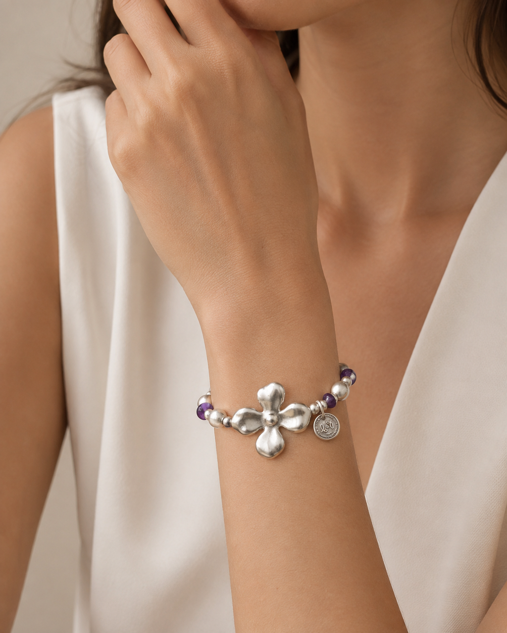 Pulsera Elástica Flora
