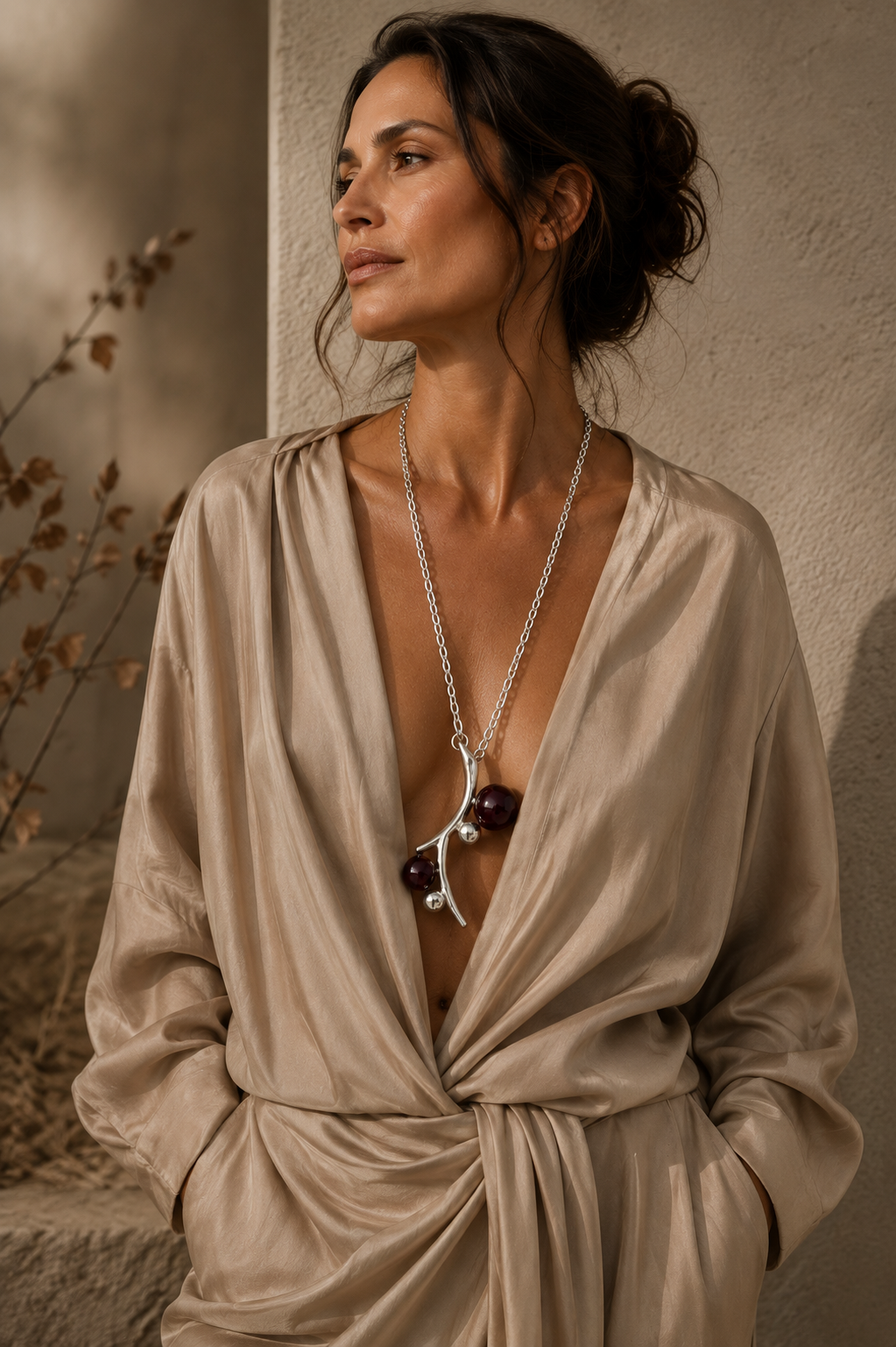 Collar Roca Rama cadena